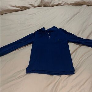 Polo by Ralph Lauren Blue long sleeve polo shirt
